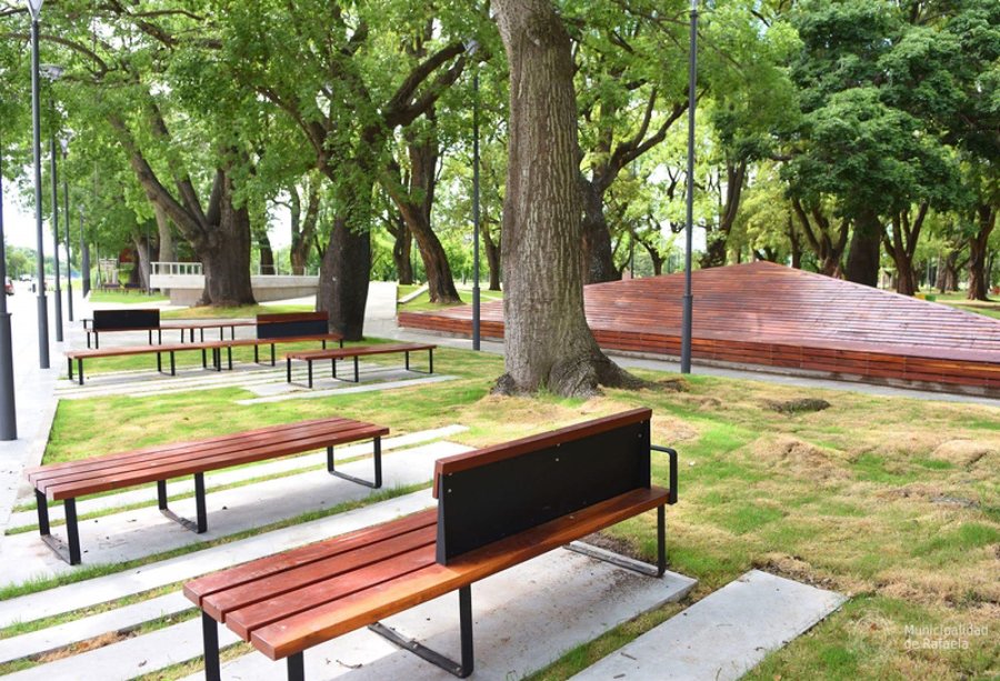 FOTO PRENSA MUNICIPALIDAD// PARQUE BALNEARIO MUNICIPAL./ Vista parcial de sus remozadas instalaciones.
