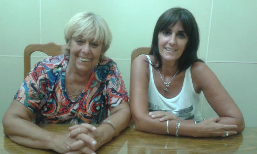 FOTO EGH GABINETE./ Graciela Mazzoni y Daniela Griotti en LA OPINION.