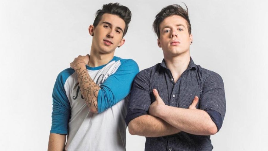 FOTO CCR  BONDAR & CASTEL./ Los dos "youtubers" m&aacute;s influyentes de Argentina vuelven a Rafaela.