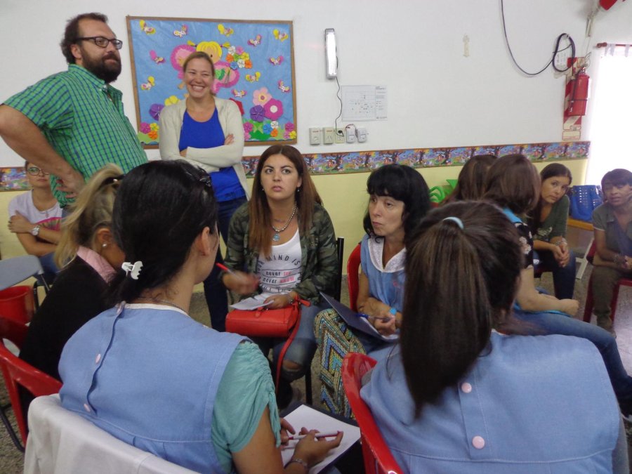 FOTO MUNICIPIO CURSO./ Participaron docentes de los Jardines municipales.