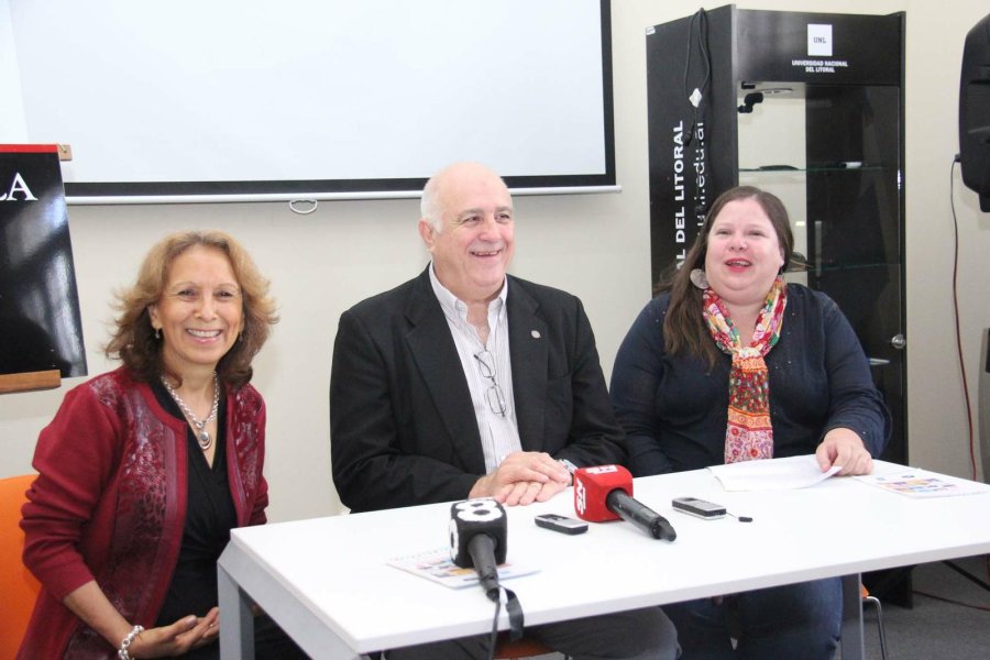 FOTO J. BARRERA CICLO./ Doris Beltramo, Hugo Erbetta y Mar&iacute;a Emilia S&aacute;nchez.