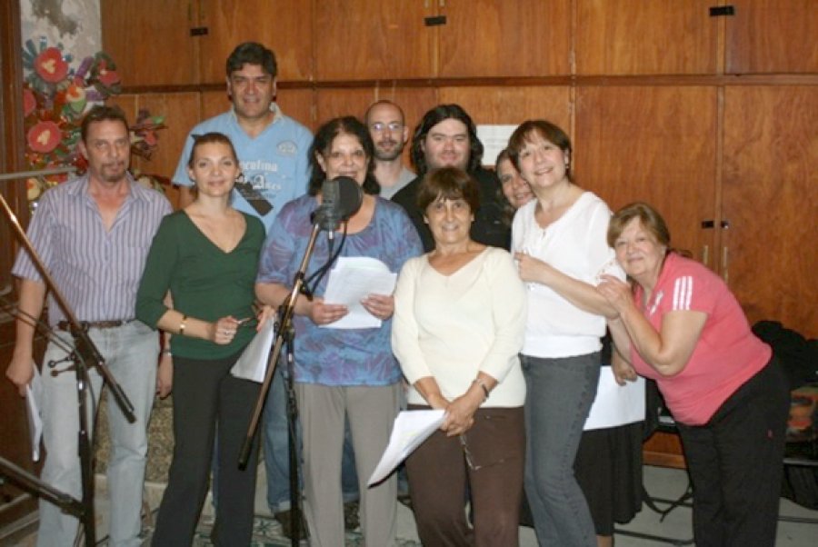 FOTO CCR ELENCO./ Del radioteatro "Adi&oacute;s, adi&oacute;s Ludovica".