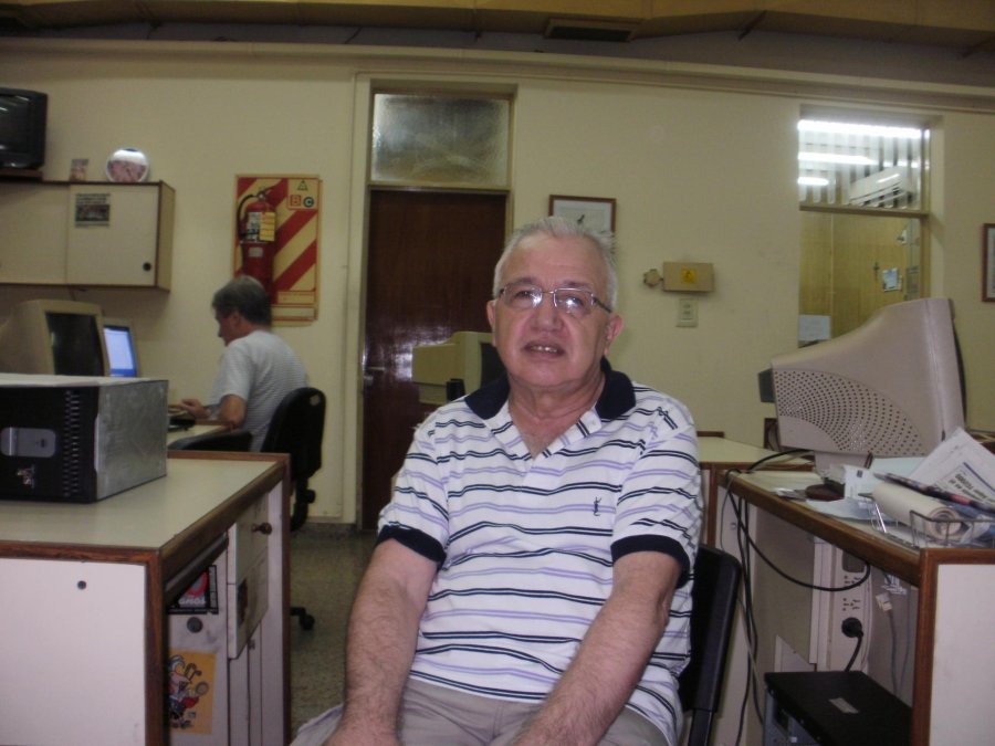 FOTO LA OPINION// ANTONIO PULIDO LOPEZ./ Durante su visita a nuestra Redacci&oacute;n.