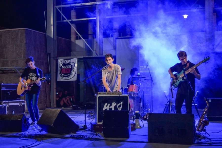 FOTO ARCHIVO// 4TO. TIEMPO. En escena , en el anfiteatro Alfredo Williner, cuando lograron el pase al Cosqu&iacute;n Rock.