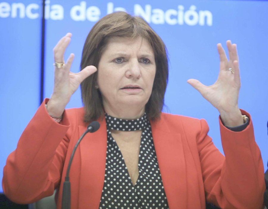FOTO ARCHIVO PATRICIA BULLRICH. Convenci&oacute; al presidente Macri de emplear mano dura.