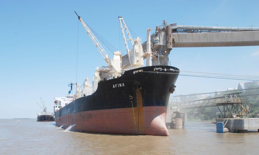 FOTO ARCHIVO PUERTO. Salida de la mayor&iacute;a de exportaciones.