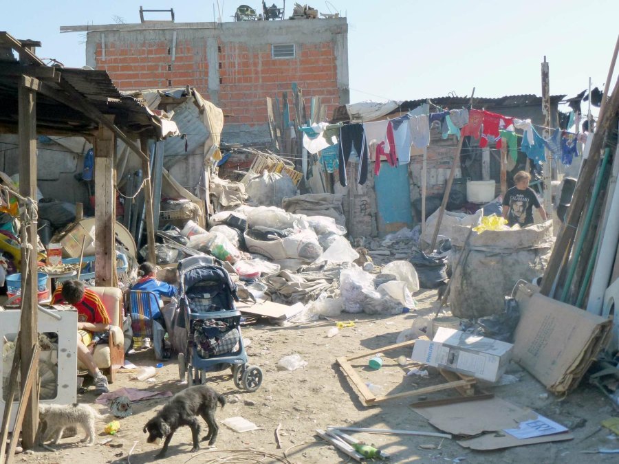 VILLAS MISERIA. Aqu&iacute; se concentran los contagios. FOTO ARCHIVO