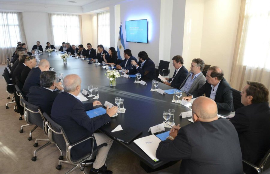 FOTO NA REUNI&Oacute;N./ Macri se reuni&oacute; ayer con funcionarios del gabinete.