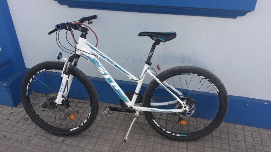 FOTO UR V BICICLETA. Fue robada y recuperada ayer por la tarde.