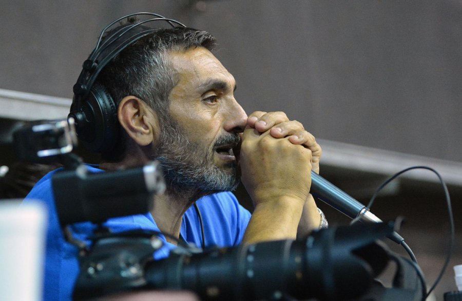 FOTO PRENSA RADIO// FERNANDO ROBLEDO./ El relator que fuera distinguido recientemente.