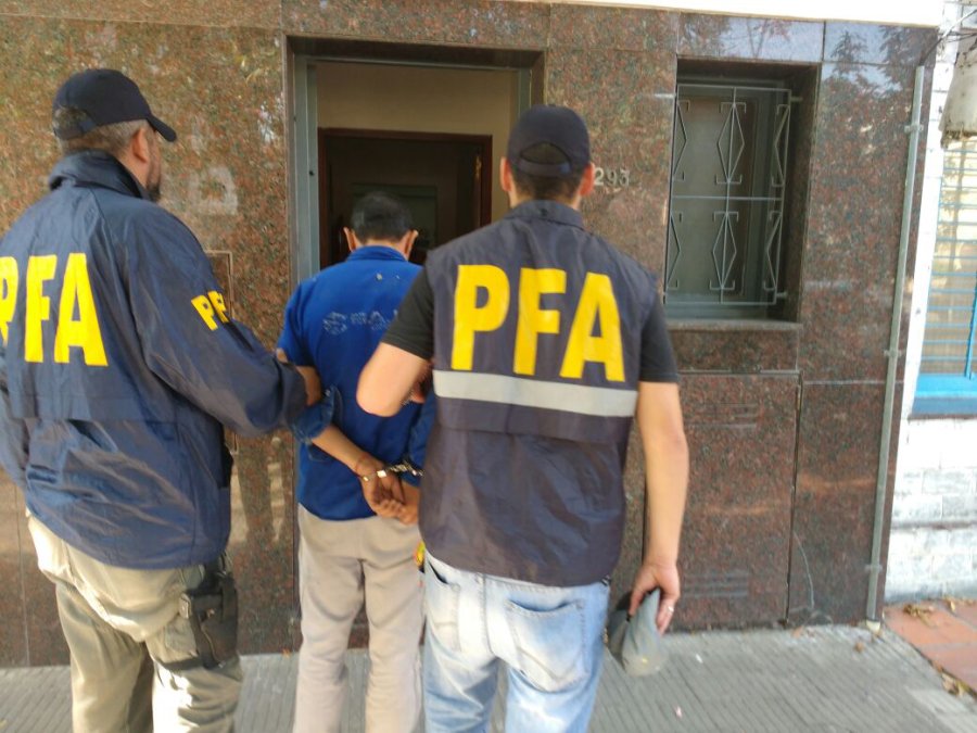 FOTO MIN. SEG. NACION ARRESTADO. Iramaz es la pareja de Patricia Reina, t&iacute;a de "Guille" Cantero.