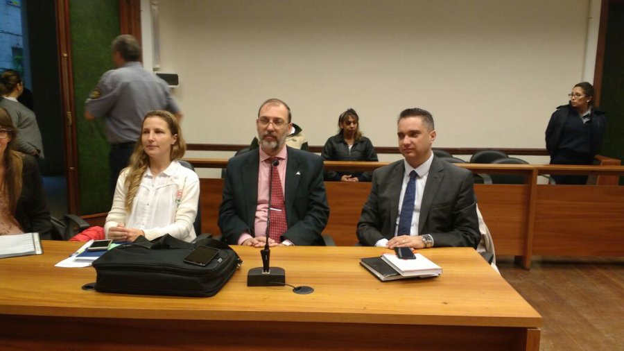 FOTO MPA AUDIENCIA. Los fiscales que investigaron el caso son Cristina Ferraro y Jorge Nessier.