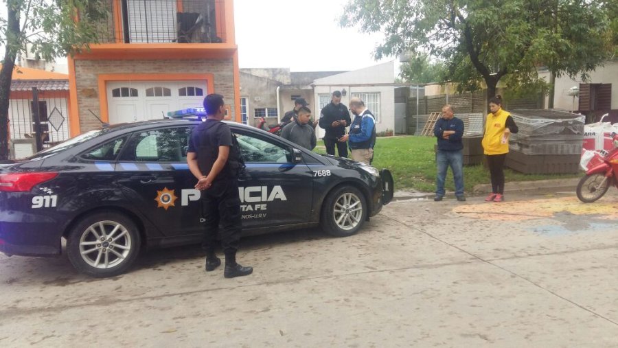 FOTO UR V PROCEDIMIENTO. Se realiz&oacute; en una vivienda de barrio Independencia de esta ciudad.