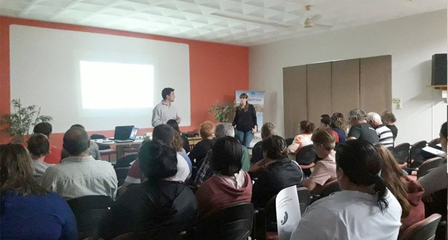 FOTO PRENSA COMUNA// APERTURA./ Mauro Gilabert ofreciendo la bienvenida.