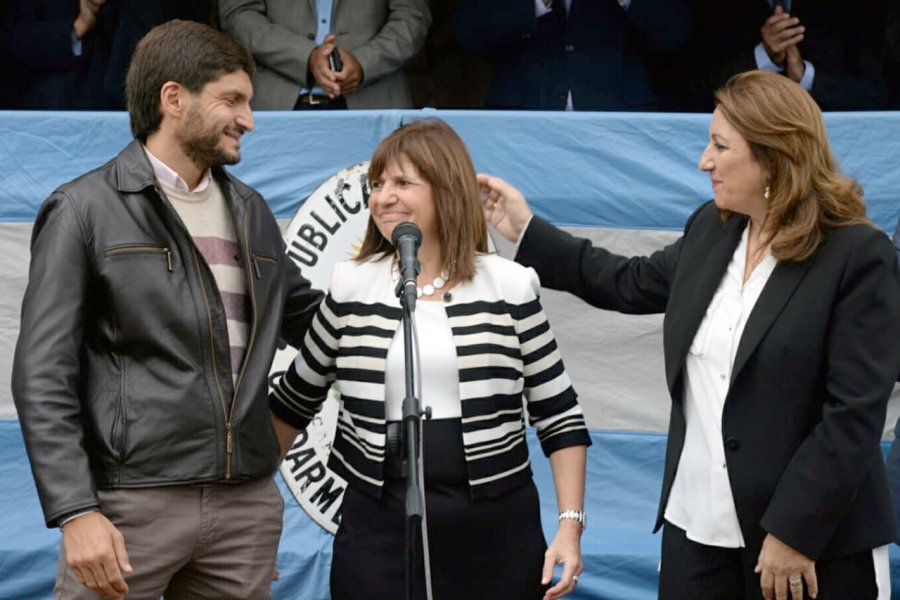FOTO MSN BUENA SINTONIA. Maximiliano Pullaro y Patricia Bullrich.