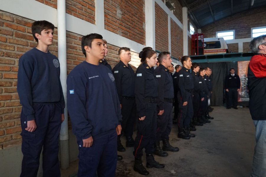 FOTO BV RAFAELA EN ORDEN. Los Bomberos Voluntarios de nuestra ciudad.