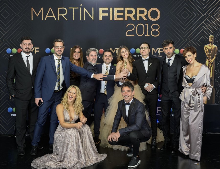 FOTO NA ACTORES./ Ganadores del Mart&iacute;n Fierro 2018 por mejor reality.