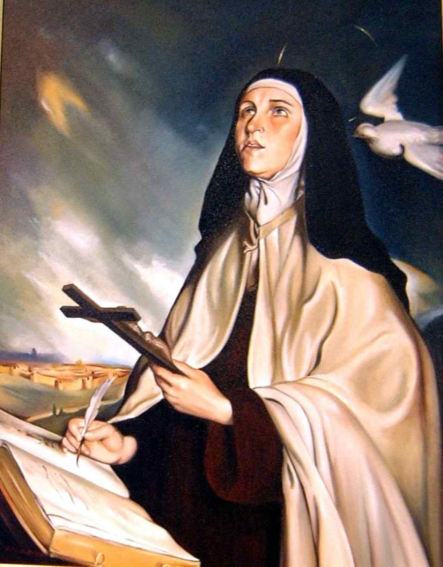 SANTA TERESA DE JESUS. La tierra no labrada llevar&aacute; abrojos". FOTO GOOGLE