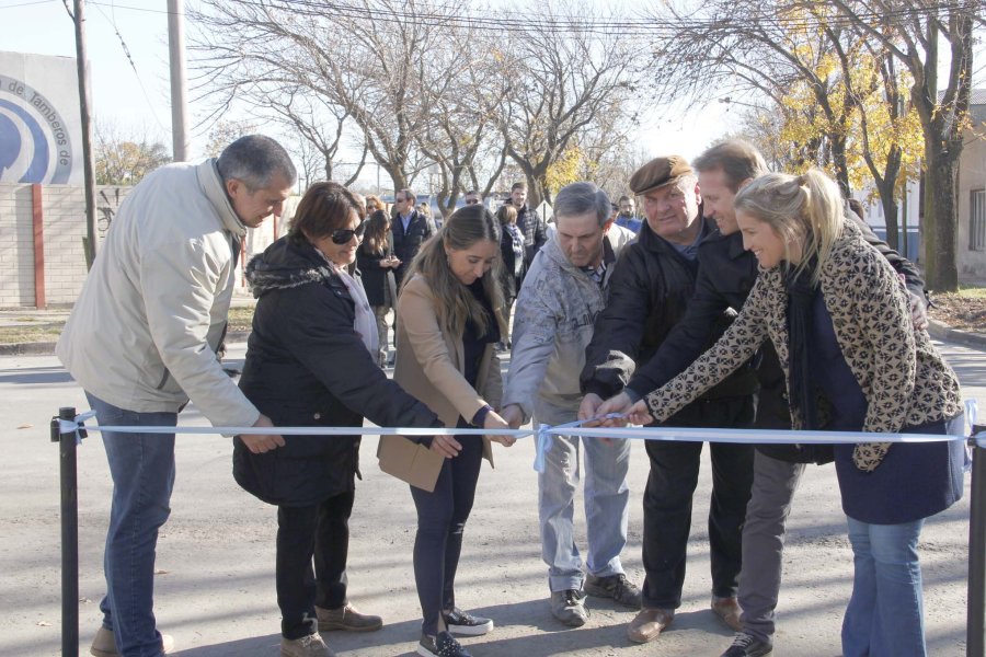 FOTO F. MELCHIORI// CINTAS./ Con la tradicional ceremonia quedaron  inauguradas las obras.