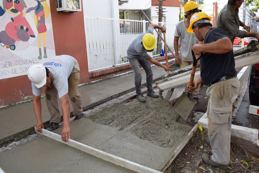 OBRA./ Est&aacute; ejecut&aacute;ndose en el casco c&eacute;ntrico de la ciudad.