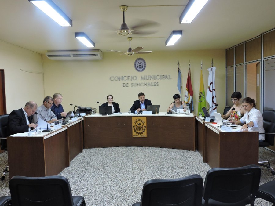 FOTO ARCHIVO// CONCEJO SUNCHALES./ El &oacute;rgano legislativo local en una de sus sesiones.