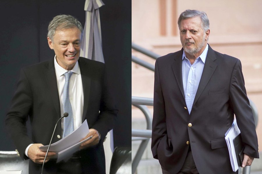 FOTO NA EX MINISTROS. Cabrera y Aranguren fueron despedidos por Macri. DESIGNADOS. Sica será ministro de Producción e Iguacel deja Vialidad Nacional para asumir en Energía.