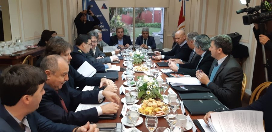 ENCUENTRO. Una nueva reuni&oacute;n de la Junta Provincial de Seguridad, con la presencia del Fiscal Vigo.