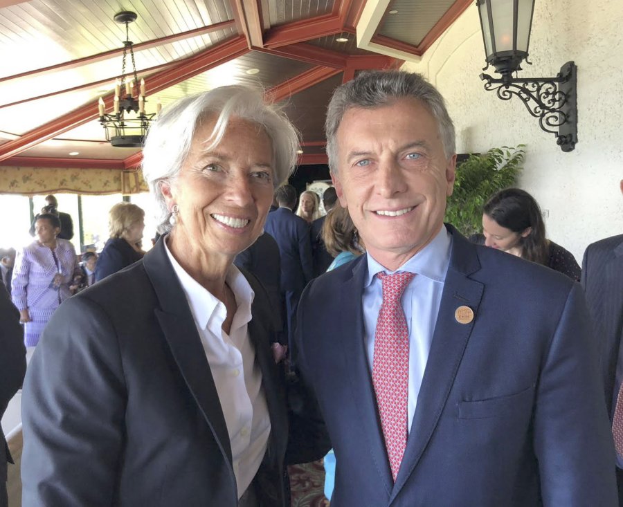 FOTO ARCHIVO NA EN SINTONIA. Lagarde reiter&oacute; su apoyo a Macri.