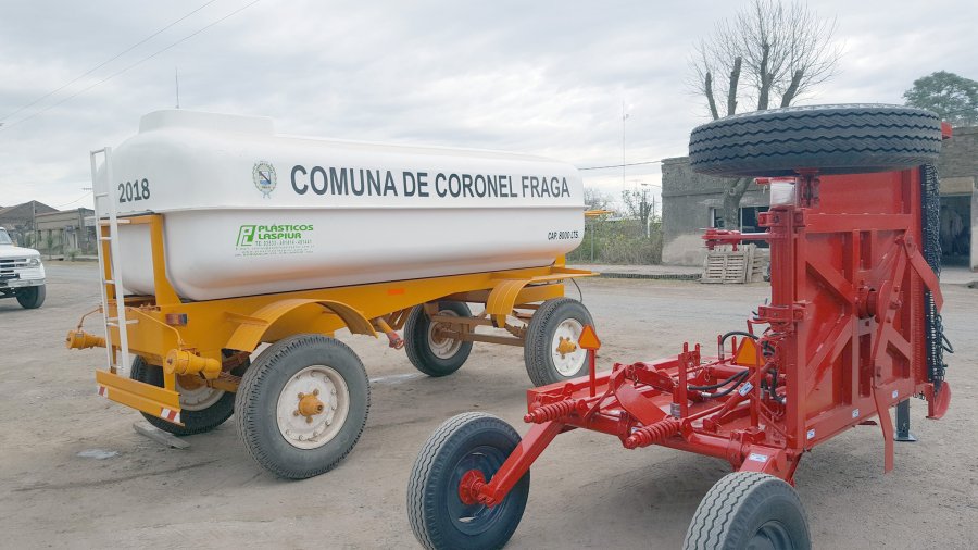 FOTO PRENSA COMUNA// ELEMENTOS/ La reciente adquisici&oacute;n incorporada al parque de maquinarias y herramientas comunal.