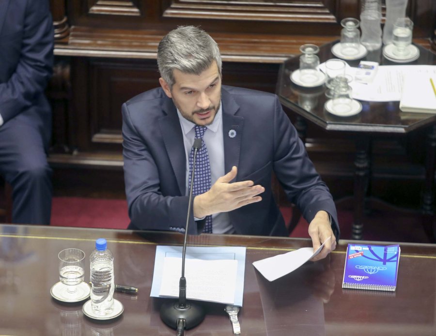 FOTO NA PE&Ntilde;A. Calific&oacute; como &ldquo;innovador&rdquo; el acuerdo con el FMI.