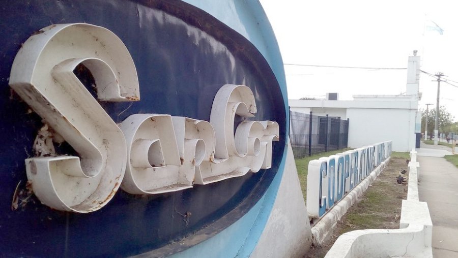 FOTO CLARIN SANCOR./ Ya se desprendi&oacute; de una planta en Coronel Moldes (C&oacute;rdoba).