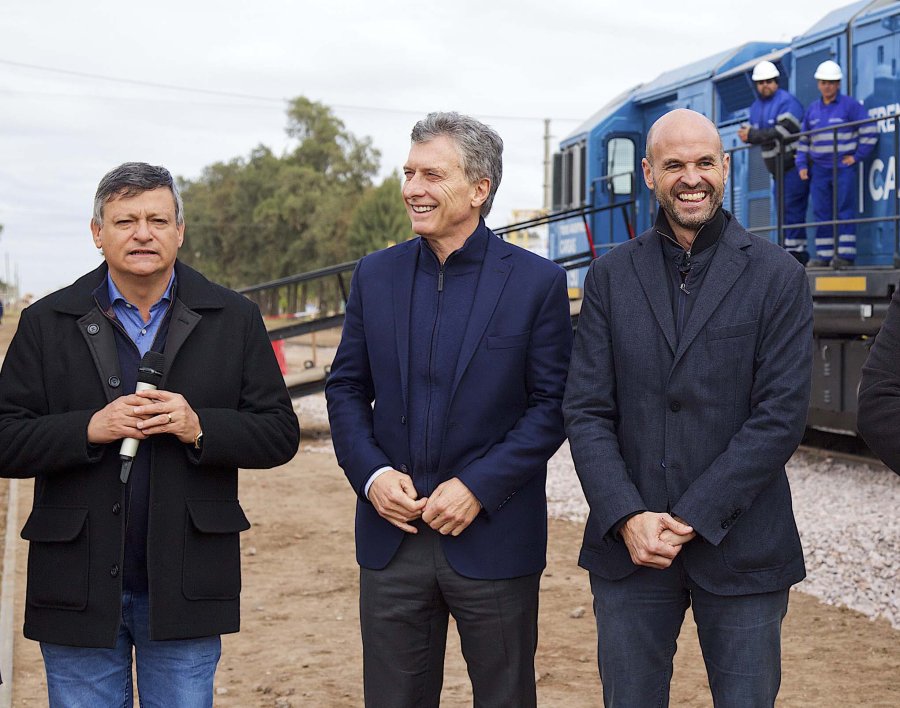 FOTO NA MACRI. En la ciudad chaque&ntilde;a de Charata.