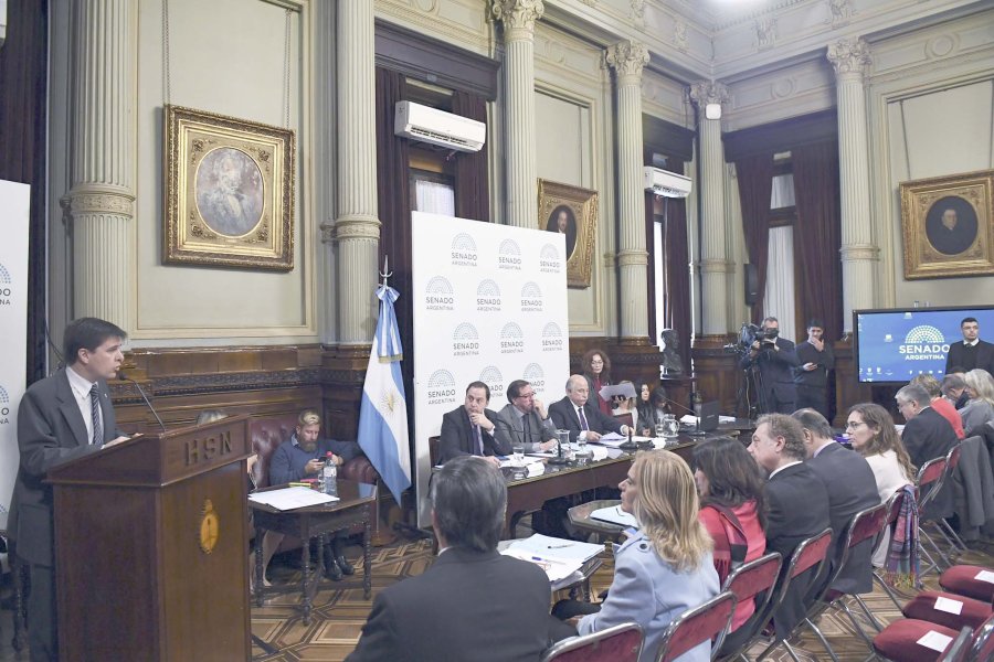 FOTO NA PLENARIO. Los senadores contin&uacute;an con la ronda de exposiciones de especialistas.