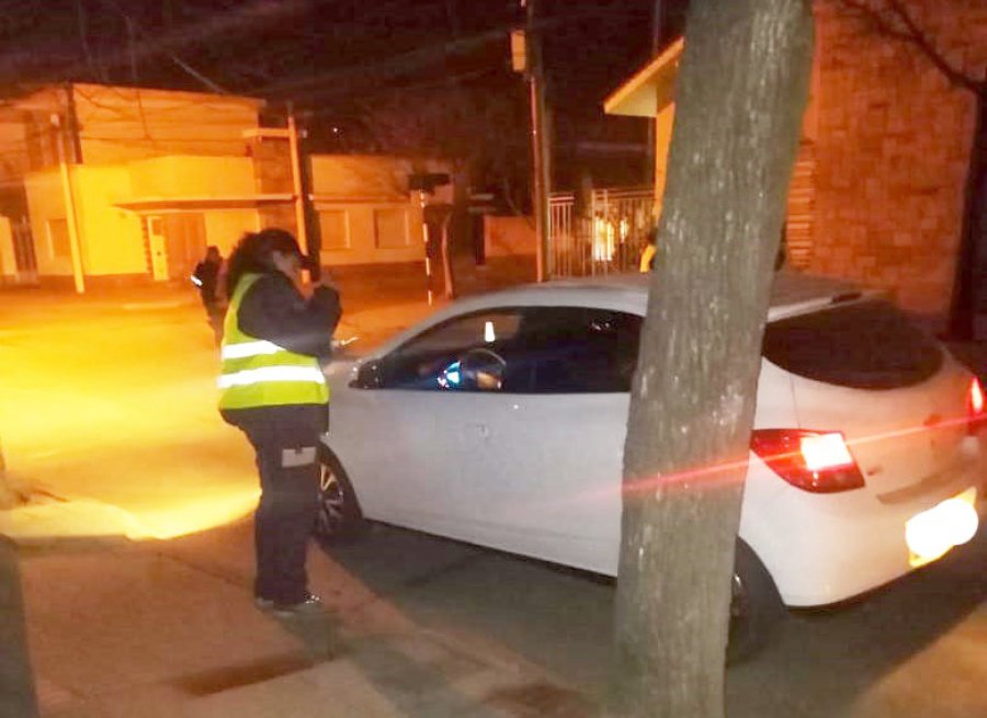 FOTO COMUNICACION// OPERATIVO./ Los controles fueron efectuados a la madrugada.