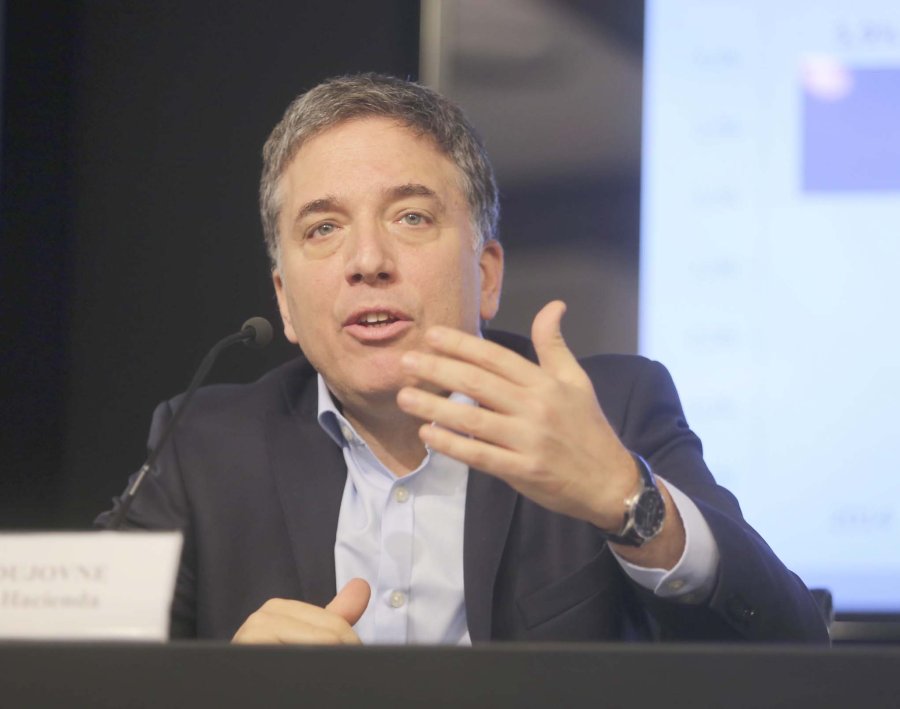 FOTO NA DUJOVNE. Brind&oacute; un informe sobre la evoluci&oacute;n de las cuentas p&uacute;blicas.