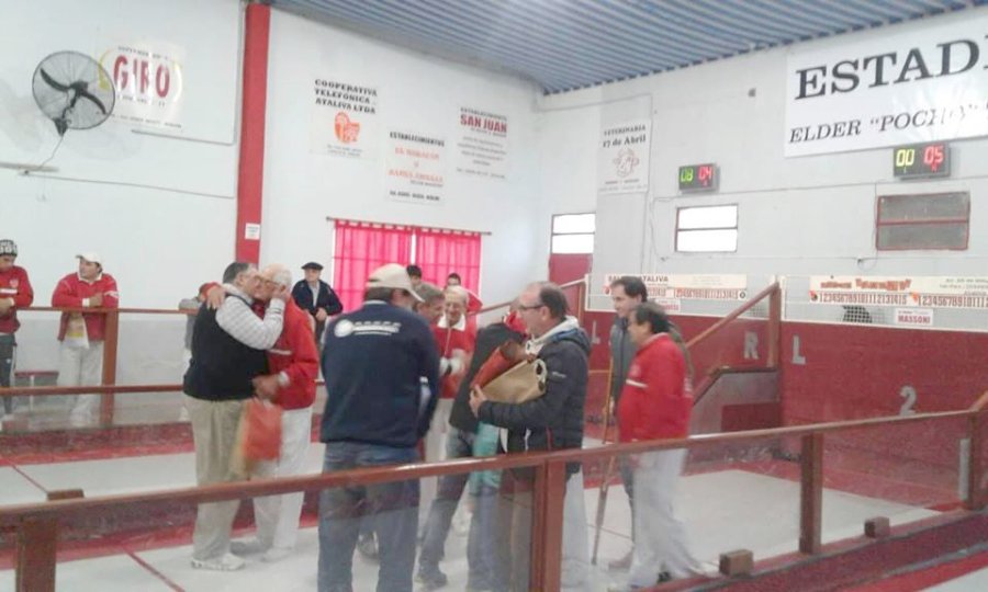FOTO PRENSA COMUNA// RECONOCIMIENTO./ Un instante de la emotiva ceremonia.