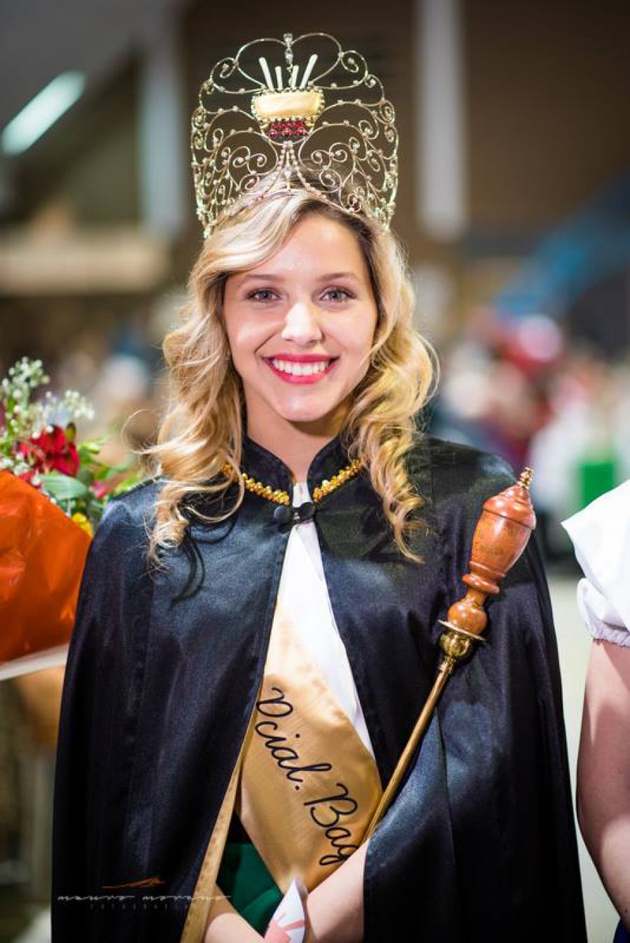 FOTO M. MORENO// ANTONELA ACOSTA./ La nueva embajadora de la Fiesta de la Bagna Cauda.