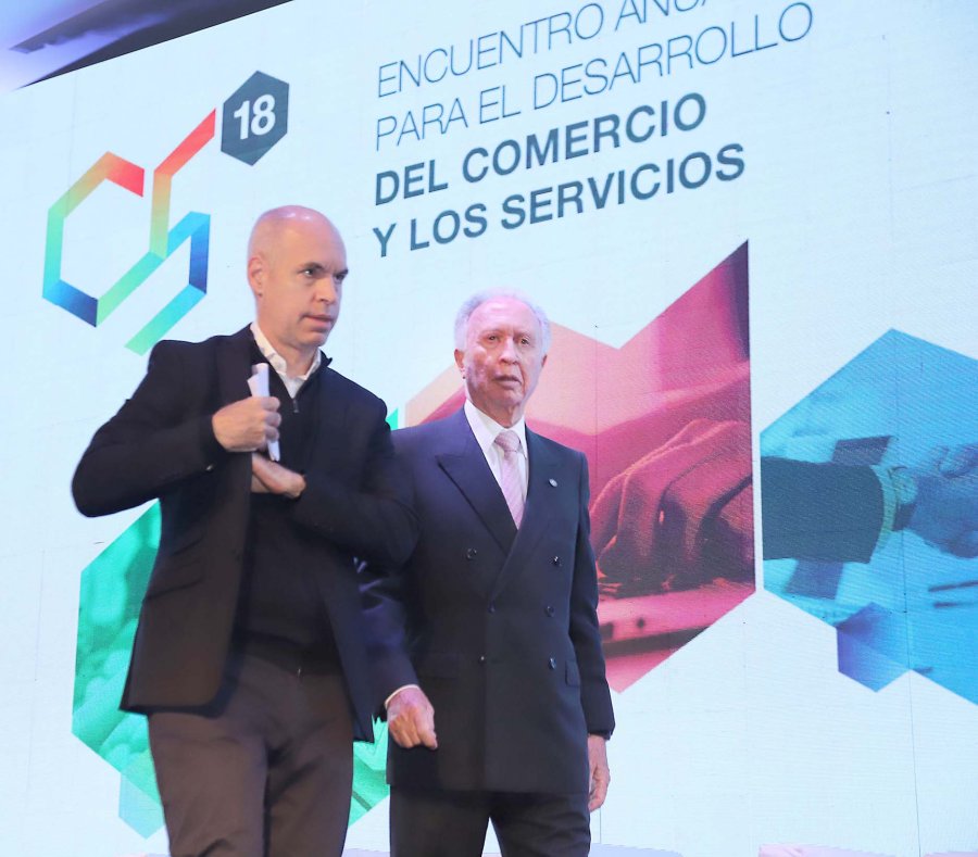 FOTO NA DI FIORI. Comparti&oacute; actividad con Rodr&iacute;guez Larreta.