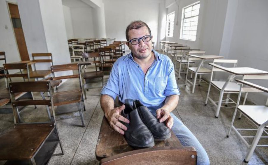 FOTO AFP-NA EN CARACAS. Jos&eacute; Ibarra, profesor de la Universidad Central de Venezuela.