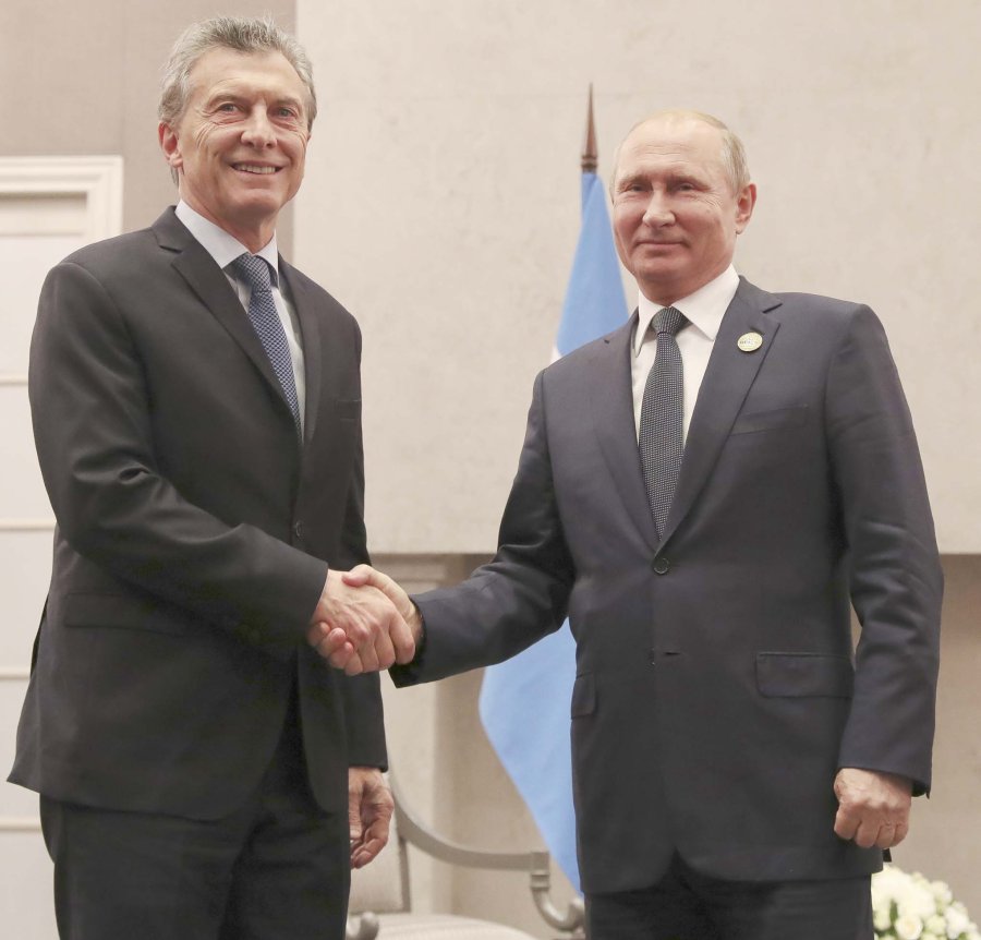 FOTO NA  DIA DE REUNIONES. Macri se encontró con Putin y con Xi Jinping en Johannesburgo.
