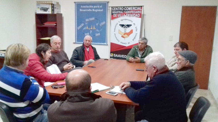 FOTO PRENSA MUNICIPALIDAD// REUNION./ El encuentro concretado el pasado mi&eacute;rcoles.