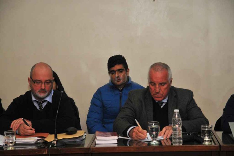 FOTO ARCHIVO JUICIO ORAL. Cristian Javier Rivadaneyra, alias "Gordo Maradona" durante el juicio oral y p&uacute;blico.