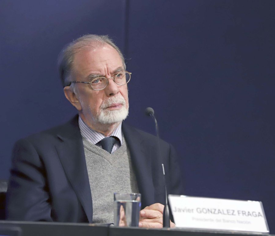 FOTO ARCHIVO GONZ&Aacute;LEZ FRAGA./ Presidente del Banco Naci&oacute;n.