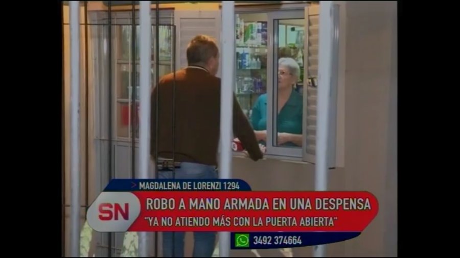 VIDEO SOMOS RAFAELA &ldquo;DESPENSA LELA&rdquo;. Su propietaria pas&oacute; un mal momento.
