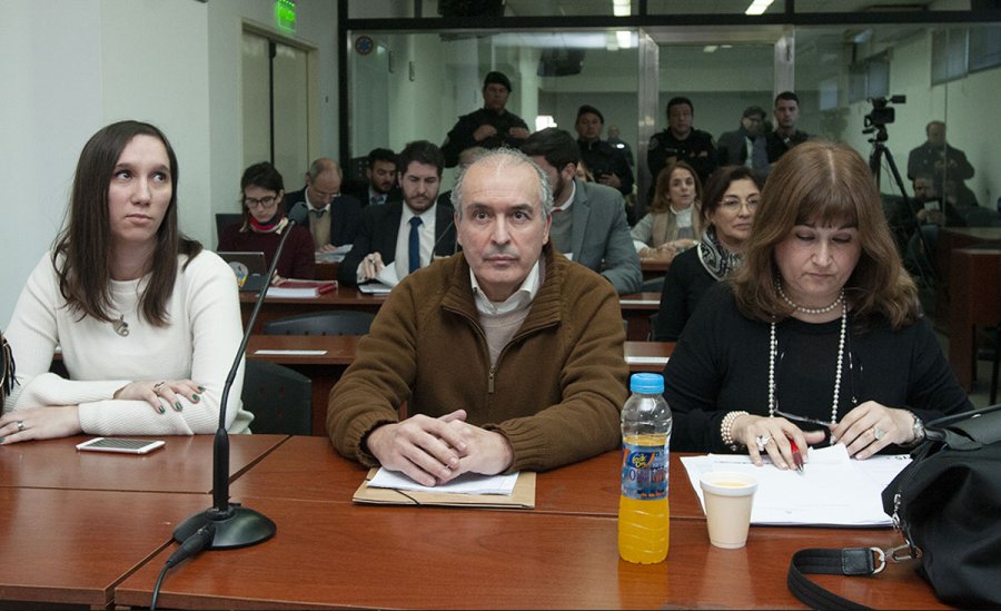 FOTO NA LOPEZ. Al declarar en el juicio en su contra ante el Tribunal.