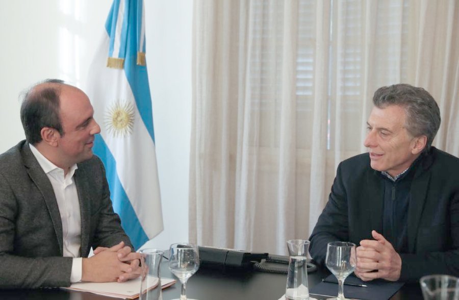 FOTO NA RECORRIDA. Vidal y Macri visitan un almacén.  FOTO PRENSA MUN. SANTA FE AGENDA. Macri recibió el viernes a Corral.