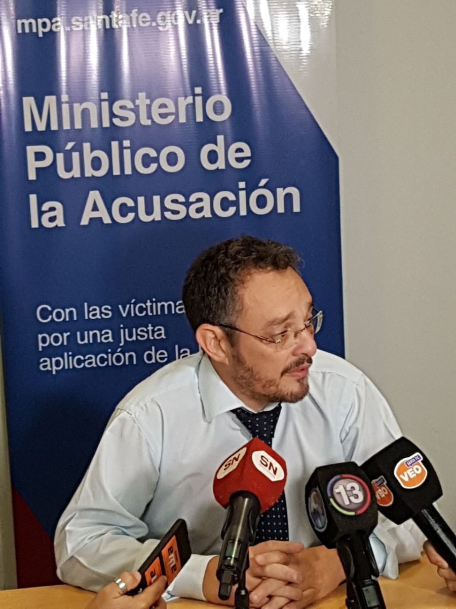 FOTO MPA OMAR DE PEDRO. Junto a Daniel Fillipi son los fiscales del caso.