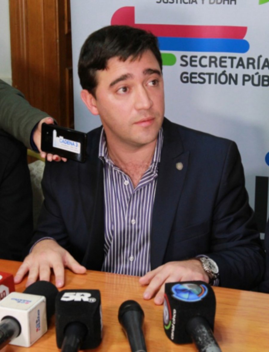 FOTO GOB.STA.FE FIGUEROA ESCAURIZA. Secretario de Gesti&oacute;n P&uacute;blica del Ministerio de Seguridad.
