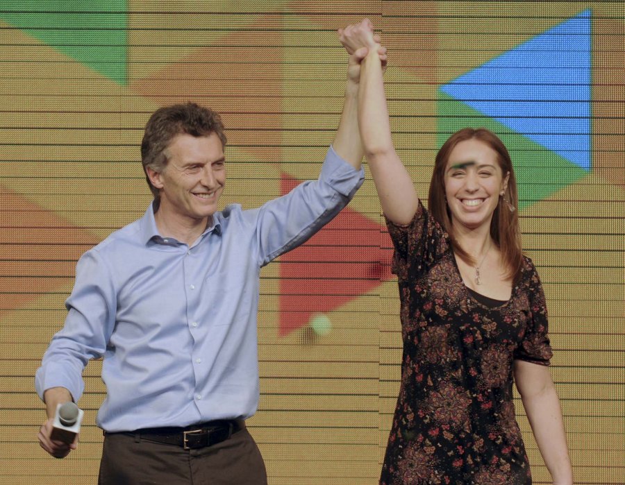FOTO ARCHIVO NA MACRI Y VIDAL. La gobernadora convocar&aacute; a las elecciones bonaerenses en forma simult&aacute;nea con las nacionales.