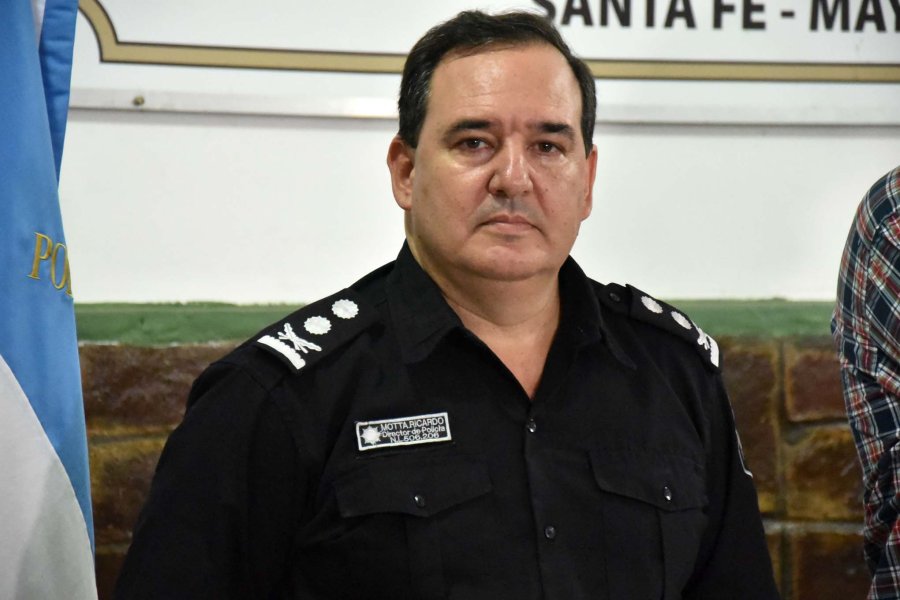 FOTO MIN.SEG.STA. FE RICARDO MOTTA. Es el nuevo jefe en La Capital. Viene de estar a cargo en los departamentos Belgrano, Casilda y San Mart&iacute;n.